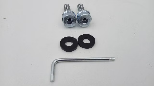 2x Esco Stangengriff-Befestigungsset MS 190.25.5 Montage-Set
