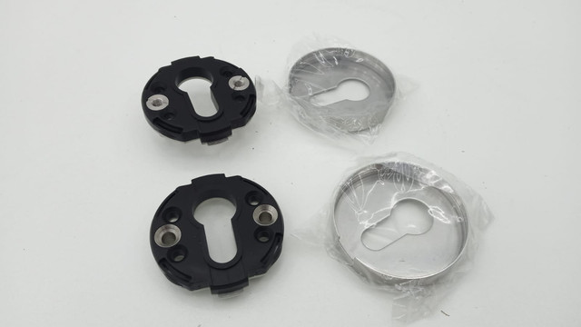 Ogro 6612 Schlüsselrosetten-Paar PZ ER Edelstahl