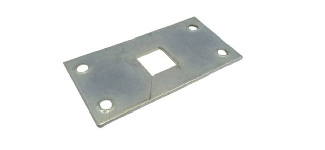 2x Deni 5854 1013 33 Schließblech Schließplatte galv verzinkt