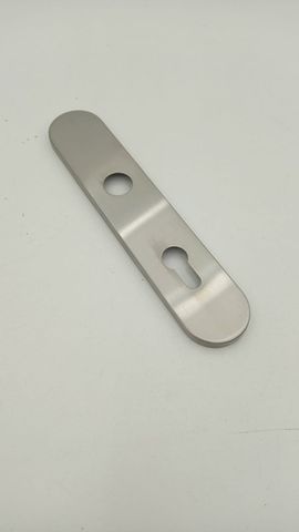 2x 54035 Langschild PZ 72mm D20.8 Edelstahl