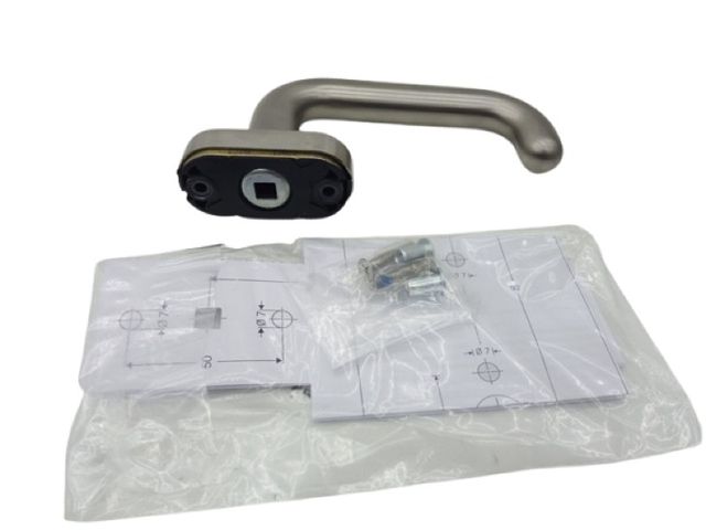 FSB 0 09 1146 11143 RT-Drückerlochteil 8mm gerade Ros oval