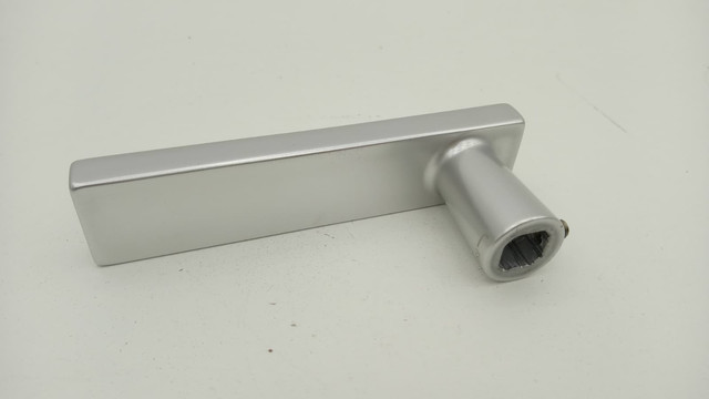 2x FSB 10 1003 ASL Türdrückerlochteil Aluminium Natur