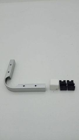 Hautau 228106 Eckumlenkung Biegbar Weiß 321586