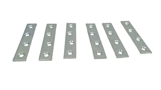 100x Vormann 000183 080 Z Verbindungsblech 80x15x2mm Stahl