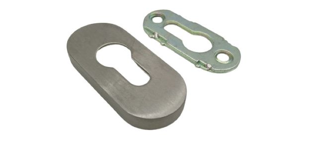 2x Hafi 30378 Schieberosette 784 PZ 74x33 mm Oval RH 9 mm