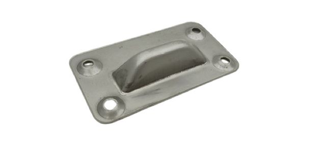 4x BMH 1142.000001 Bodenschließmulde Stulp Zum Aufschrauben