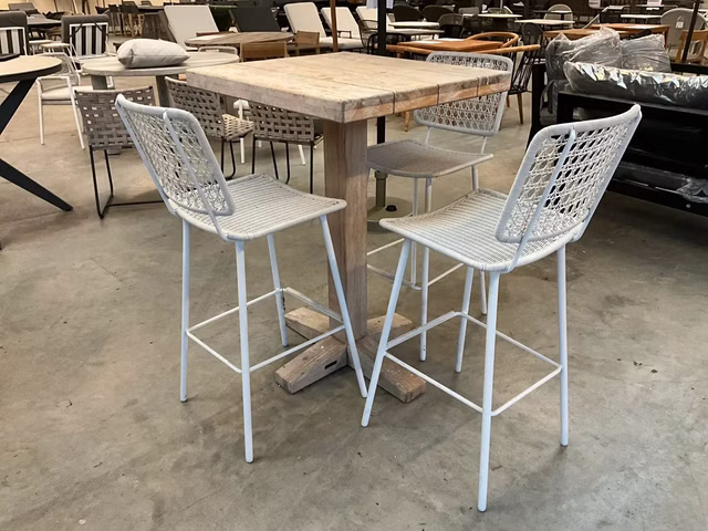 Max & Luuk Bruce Stehtisch + 3 Barhocker Tisch Garten Set Garnitur *NP 2499,-€