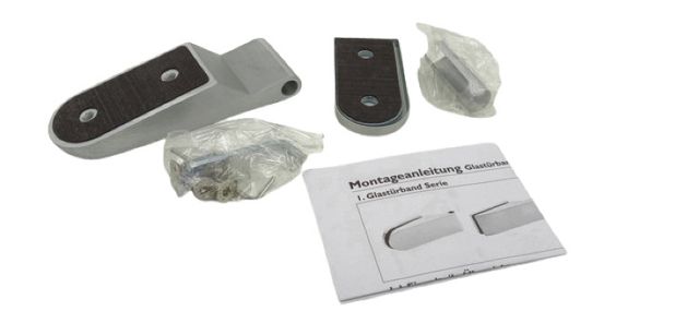 Hermat 6771 6215- F1 Glastürband Rahmenteil Türbreite 865 mm