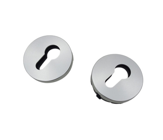 2x FSB 12 1735 Schlüsselrosetten Aluminium Schildstärke 7mm