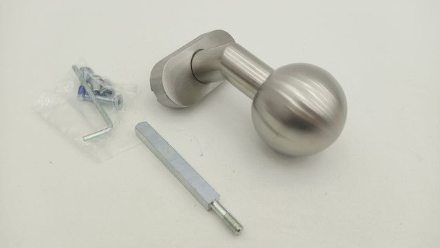 Hafi 30948 Knopf 286-8 Türknopf Oval Rosette 788 Edelstahl