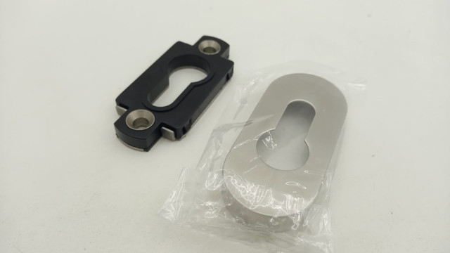 3x Ogro 6679 Schlüsselrosette Edelstahl Matt Satiniert 9mm