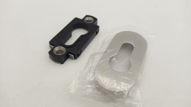 3x Ogro 6679 Schlüsselrosette Edelstahl Matt Satiniert 9mm