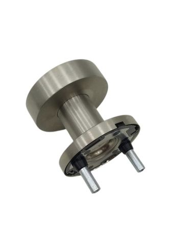 FSB 0 23 0829 Türknopf auf Rosette rund Edelstahl fein matt