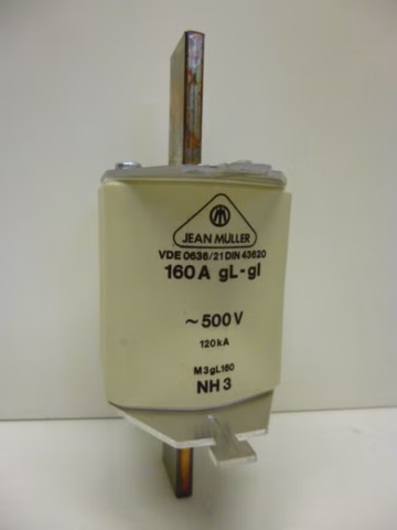 Jean Mueller M3gL160 NH-Sicherung Sicherung 160A 3 Stück