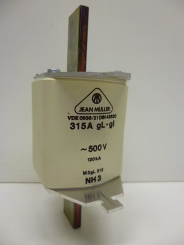 Jean Mueller M3gL315 NH-Sicherung Sicherung 315A 3 Stück
