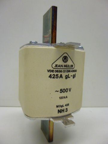 Jean Mueller M3gL425 NH-Sicherung Sicherung 425A 3 Stück