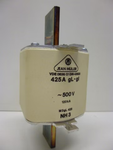 Jean Mueller M3gL425 NH-Sicherung Sicherung 425A 3 Stück