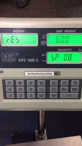 Waage KPZ 56E-3 Plattformwaage Industriewaage Paketwaage -gebraucht ungetestet-