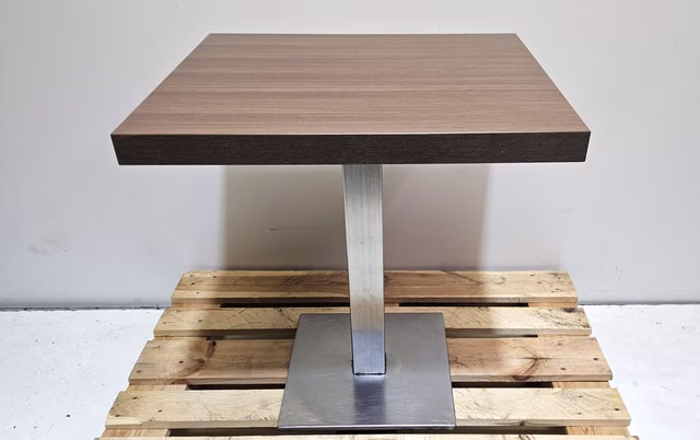 Restaurant Bistrotisch 700 x 600 mm Eiche Gastrotisch Hoteltisch Tisch
