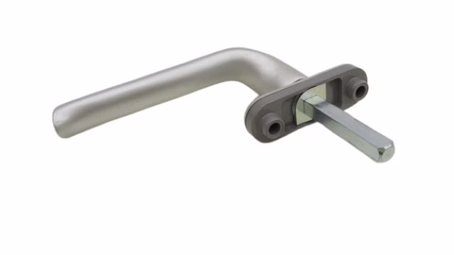 Fenstergriff Drehgriff Aluminium Mit Rosette