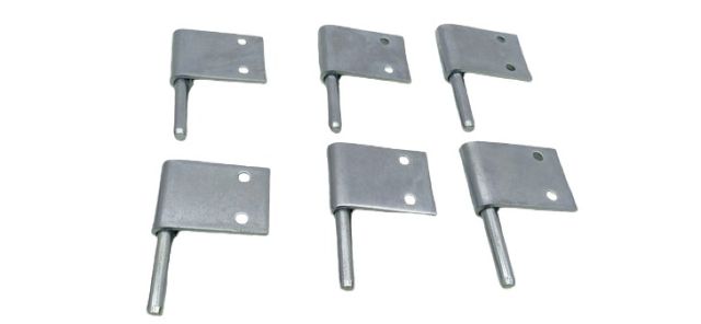 6x 04.769.N006209 Unten Aushängeband Verzinkter Stahl