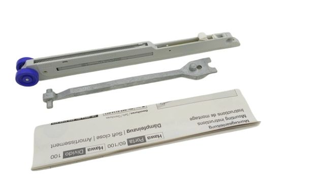 Hawa 0423102072 Garnitur Dämpfung Bau 60 Türgewicht 10–60Kg