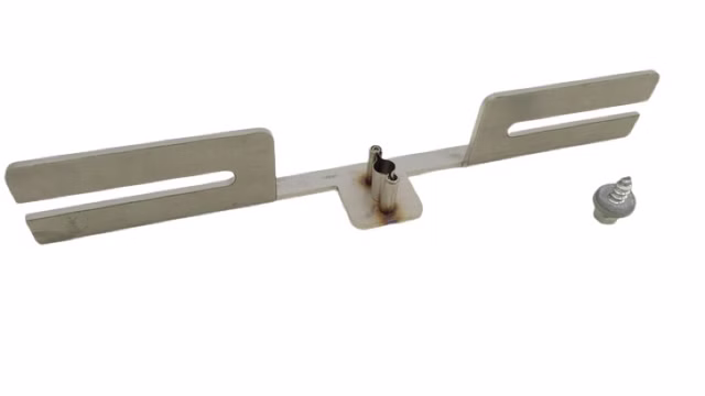 Montagehalter Metall 230 mm Langloch Halter