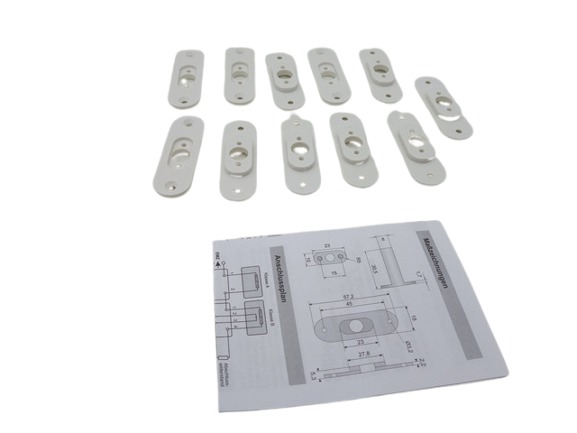5x Honeywell 030801.17 Montagehalter f. Rundreedkont Ws