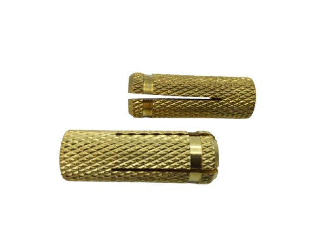 76x Dübel Messing ohne Schraube Spreizdübel Dübel Set