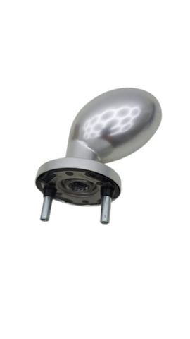 FSB 23 0804 03400 ASL Türknopf Auf Rosette Aluminium Silber