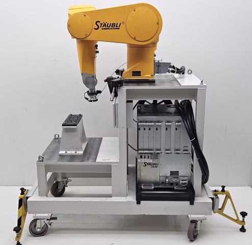 Stäubli RX90B L  6-Achsen Roboterarm Roboter Steuerung CS8M + Teach Pendant SP1