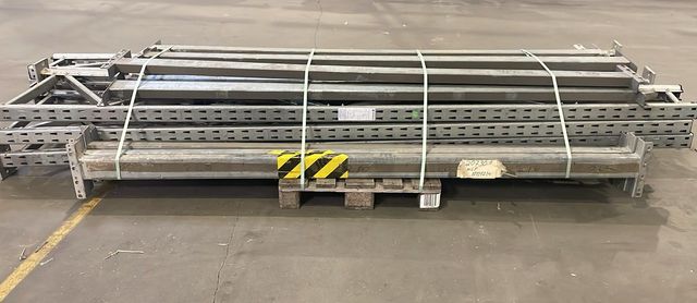 Dexion Vertikalregal einseitig 5,5 m Langgutregal Haspelregal Höhe 3,6 m 