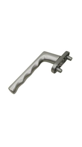 2x HOPPE 11750935 0700AF66N66NS Hamburg Rosettengarnitur