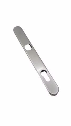 Hoppe 11666808 76G/3347N 8/92mm PZ Knopfschmalschild F9 Alu