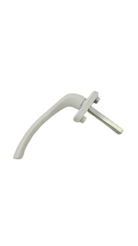 2x Hoppe 3160683 Fenstergriff 2172721182 Weiß Vierkant