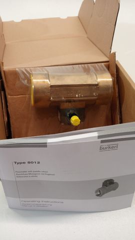 Bürkert Typ 8012 Durchflusssensor flow Sensor DN32, 00556015 Inline Flügelrad