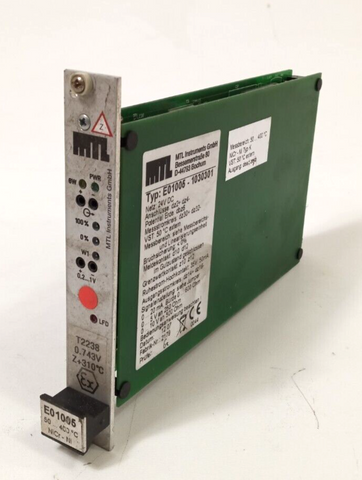 MTL E01005-1030301 Temperatur Eingang Eurocard Z+310°C