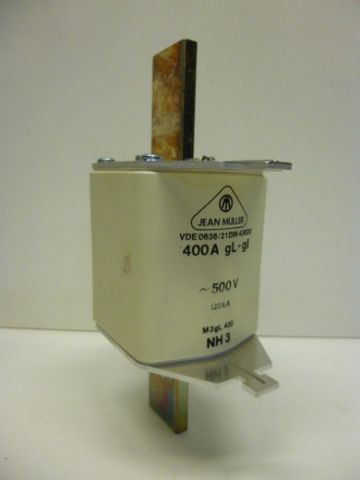 Jean Müller M3gL400 NH-Sicherungseinsatz NH-Sicherung Sicherung 3 Stück