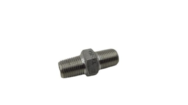 4x 020 112 027 156 F-DK-1/8-VA TC-254 Doppelnippel 1/8" VA