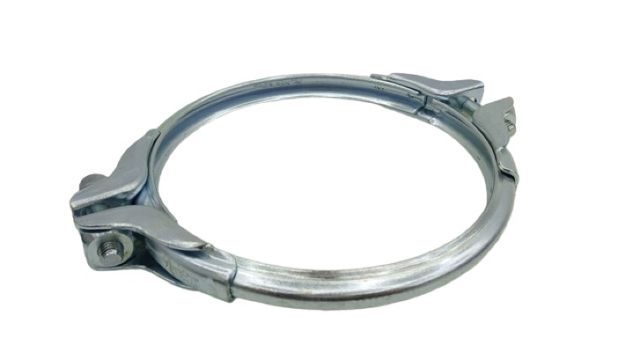 050069000058 DN140 Spannring verzinkt Rohrschelle Bördelring