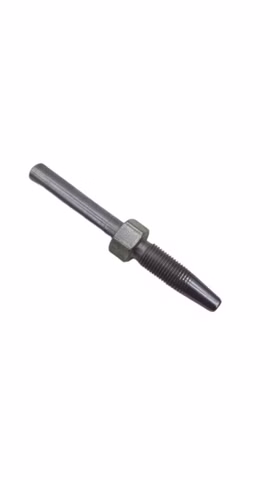 7x Rohrstützen 100121201 Edelstahl Rohrstutzen Gewindestift