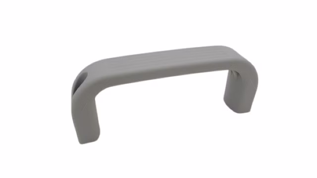 9x Rexroth 3842554718 Straped Handle Bügelgriff Grau