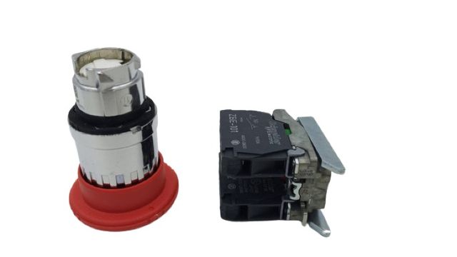 Schneider XB4-BS8445 Not Aus Taster rot Metall 40mm