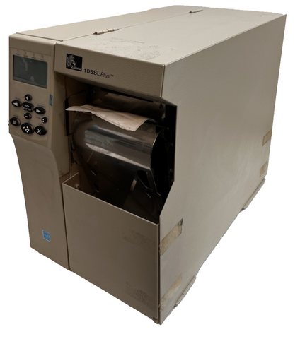 Zebra 105SLPlus Thermo Transfer Direkt Labelprinter Drucker