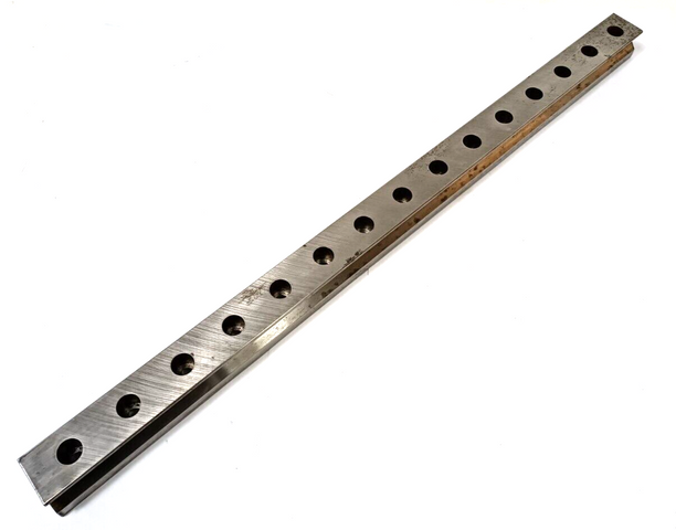 Führungsschiene 60,5×3,2×3,4 cm Schiene mit Bohrungen Ø10 + 14 mm Linearführung