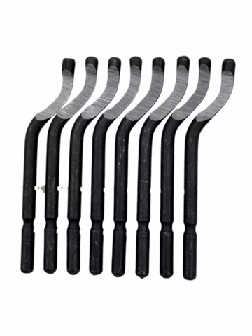 8x NOGA 838520/S10 BS1011 Entgratklingen Satz