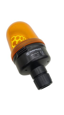 WERMA 88531075 Drehspiegelleuchte RM 24V AC/DC Gelb