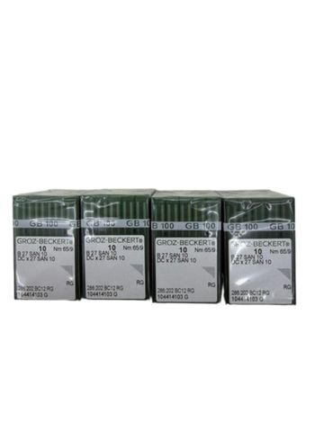 4X100er Groz-Beckert B27 SAN10 DCx27 RG Nm65/9 Nähnadeln