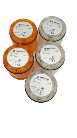 Werma 84330055 84340055 Signalsäulenmodule 24V Orange, Weiß