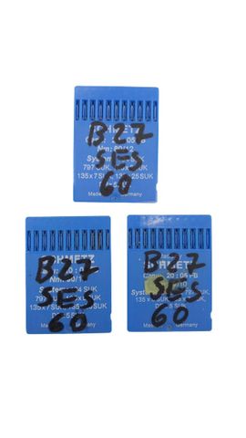 30x Schmetz B27 5ES 60 Nähmaschinennadeln